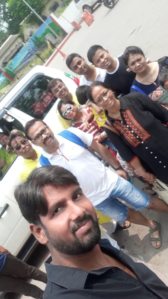 Group selfie on the way back from a Dooars jeep safari